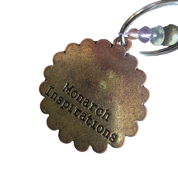 Silver Truck Keychain with Rhinestone Charm - Picture 3 of 4